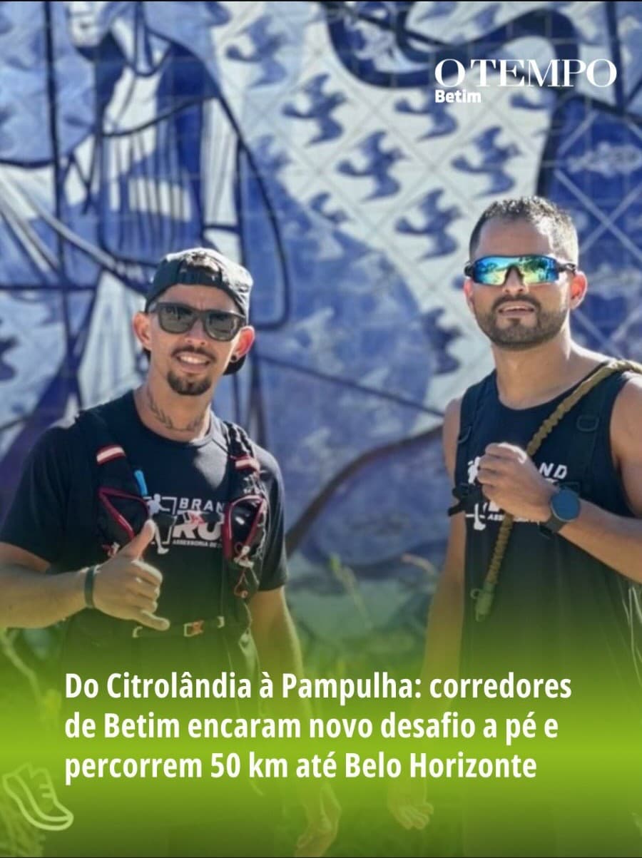 Capa da cobertura do O Tempo Betim sobre o desafio de 50 km